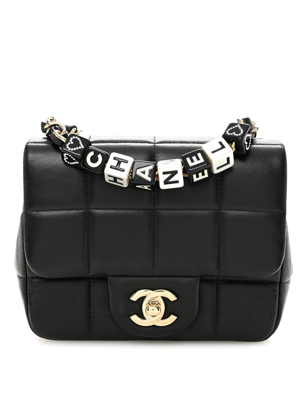 Chanel Lambskin Resin Crystal Square #371648C37B